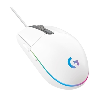 Mouse Gamer Logitech Lightsync G203 8000 dpi RGB Branco